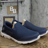 S Sport By Skechers Mens Claye Go Walk Sneakers 82269023 Navy Blue 13