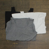 Felina Womens Reversible Tank Top 3-Pack 1574758 Black / Gray / White XL