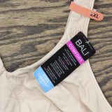 Bali ComfortFlex Fit Seamless 2-Ply Wireless Bra Almond Aztec Brown 3XL