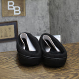 Isotoner Indoor/Outdoor Slip-on Terry Satin Clog Slippers Black XL (9.5-10)