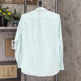 Lands' End Womens Long Sleeve Oxford Boyfriend Button Up Shirt 509165-Sample