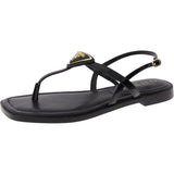 Guess Womens Strap Rainey Flat Sandal GWRAINEY Black 6.5M