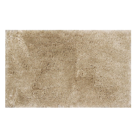 Home Weavers Element Plush Rectangle Bath Rug Mat Linen Brown 17x24