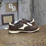 Universal Thread Skyler Jogger Sneakers Low Top Double Lace Brown Multi 6.5M