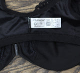 Glamorise Womens WonderWire Front-Closure Underwire Bra 1245 1245 Black 40B