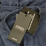 Jones New York Womens Pork Chop Pocket Tie Mini Dress 10928845 Dark Wash Blue M