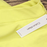 Calvin Klein Womens Plus Size Lux Highline Tab-Waist Pants Pear Green 22W