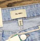 DL1961 Mens Russell Slim Straight Fit Denim Jeans Lt. Fjord Blue 34