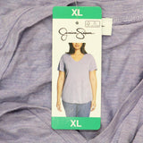 Jessica Simpson Womens Short Flutter Sleeve V-Neck Shirt Top 1685886