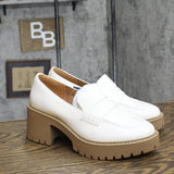 Universal Thread Womens Maisy Loafer Heels 87931731 Off White 8.5M