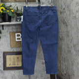 DG2 by Diane Gilman Womens Pull-On Denim Stretch Jeans Blue See Measurements