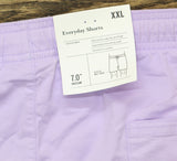 Goodfellow & Co Inseam Everyday Relaxed Fit Pull-On Shorts Lavender Purple 2XL