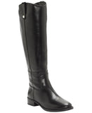 INC International Concepts Womens Fawne Riding Leather Boots FAWNE Black 6M
