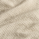 Sky Pickstitch 3-Piece Cotton Coverlet Set 100138173FQ Khaki Brown Full / Queen