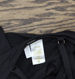 Anne Cole Womens U-Ring Mesh-Inset One-Piece Swimsuit 25MO08601 Black 14