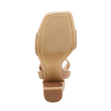 A New Day Womens Block Sal Heels 83821288 Tan Brown 11M