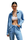 Hanes Womens Balance Zip Up Jacket 78788 Bay Blue XS