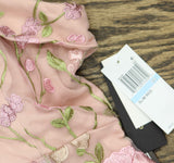 City Studios Juniors Embroidered Tulle 3D Dress 8304UG3BT3 Pink Multi 5/6