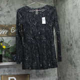 A Pea in the Pod Womens Maternity Paisley Jacquard Top 7056901 Black S