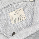 7 Diamonds Womens Button Front Cowl Neck Cardigan Sweater 166c20a5604d71 Gray L