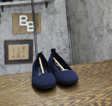 MIA Rasia Womens Round Toe Ballet Flat Sandals GS1578607 Navy Blue 6.5M