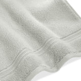 Hudson Park Luxe Turkish Cotton Hand Towel HPTURFHWHI Whisper Gray 20x30