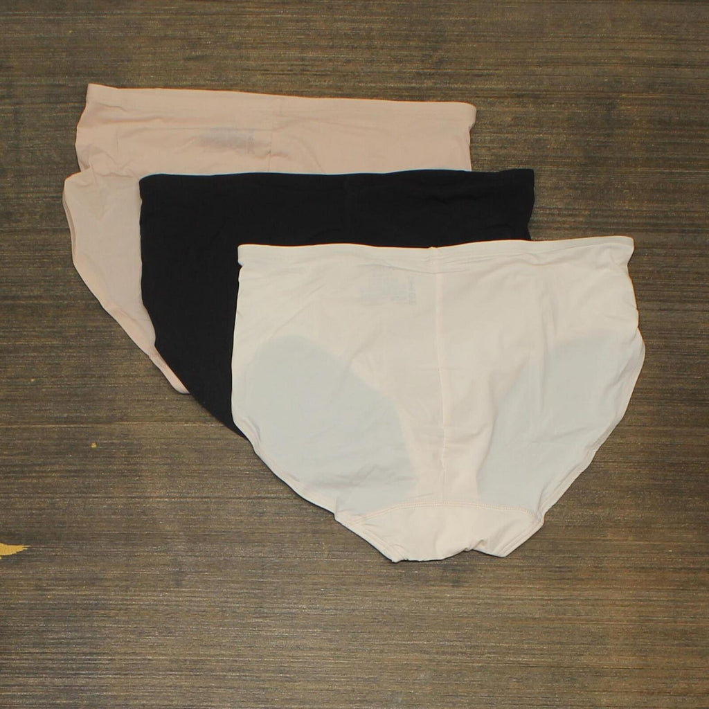Hanes Premium Women's 3pk Tummy Control HiCut Underwear ST43A4 Colors –  Biggybargains