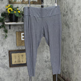 Terra & Sky Womens Plus Size Knit Elastic Waist Leggings 1666756e7b20c8 Gray 2X
