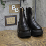 Wild Fable Womens Honor Ankle Combat Boots Platform 94642917 Black 6.5M