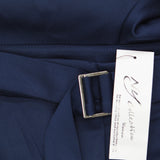 Ny Collection Womens Plus Size Knit Belted Scuba Pants WSCP1189 Navy Blue 3X