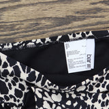 Bar III Womens Printed High-Waisted Lace Up Bikini Bottoms Black Multi XL