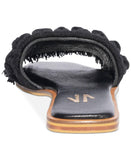 Silvia Cobos Women's Candy Fringe Flat Sandals Shoes VDL-221-CND Black 9M