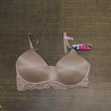 Natori Womens Revelation Wireless Bra 723248 Cafe Brown 32D