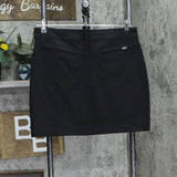 Eddie Bauer Womens Woven A-Line Short Utility Skort 1678fcdd818cd3 Black 10