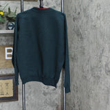Top Stitch Womens Vintage Snowman Fleece Sweatshirt Green See Measurements