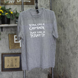 Gildan Riverfest 2023 Pirats of the Susky Graphic T-Shirt Gray 2XL
