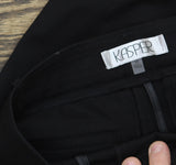 Kasper Womens Mid Rise Straight Leg Knit Pants 10915413 Black XS