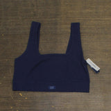Gap Body Womens Logo Comfort Square-Neck Knit Bralette GPW01052 Elysian Blue S