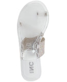 Inc International Concepts Women's Gianolo Jelly Sandals Crystal White 8M