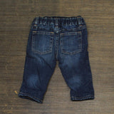 Baby Gap Baby Infant Flannel Lined Elastic Waist Jeans 16692014593198 Blue 3-6M
