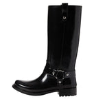 Michael Michael Kors Womens Stormy Rain Boot Harness 40F2STFB5Q Black 8M