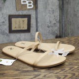 Shade & Shore Womens Indi Slide Sandals 89255338 Tan Brown 11M