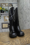 Wild Fable Womens Rebel Tall Moto Buckle Boots 90366583 Black 6M