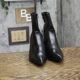 A New Day Sienna Low-Shaft Heeled Boots 94637412 Black 6M