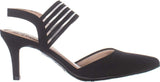 Lifestride Women's Slingback Pumps Sanya Shoe G2790F1 Black 8W