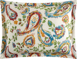 Nanshing Autumn Paisley 7-Piece Queen Comforter Set Bedding Ivory Multi Queen
