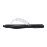 Universal Thread Keilani Thong Flip Flops 93321989 Black / Clear 10M