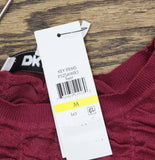 DKNY Womens Lightweight Textured Top P52SAW83 Beet Red M