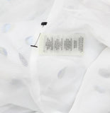 Calvin Klein Pleat Neck Sleeveless Blouse S54T880H White Multi S