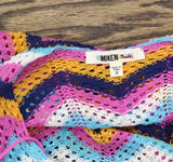 Miken Juniors Chevron Dress Swim Cover Up ID008 Pink Multi M